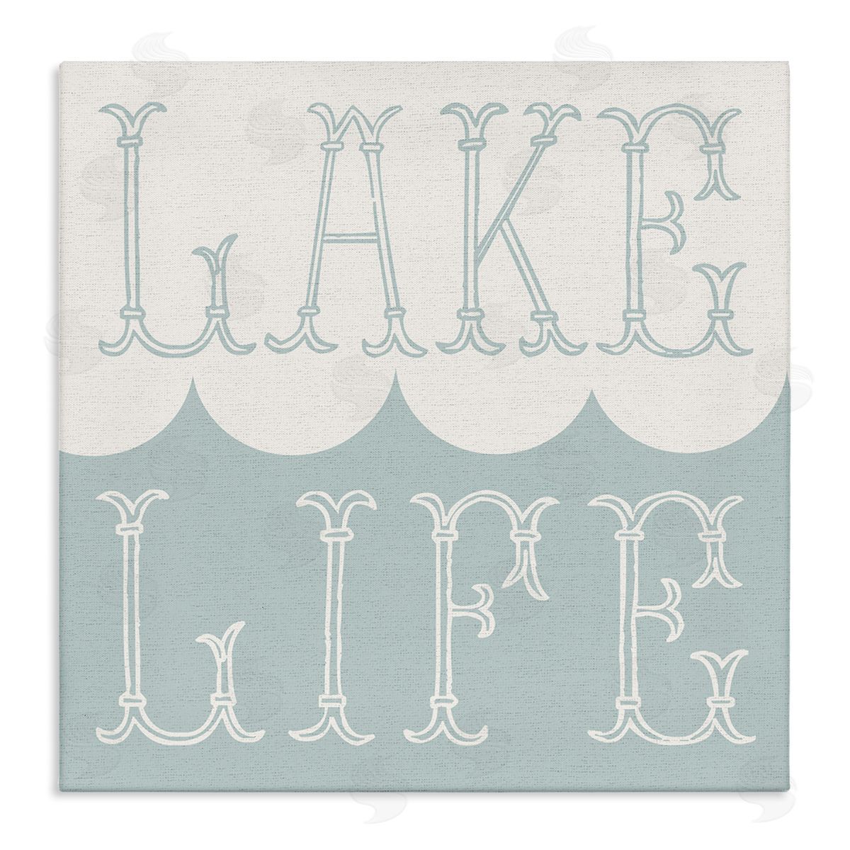 Stupell Studio Lake Life with Wave Canvas Wall Art Print