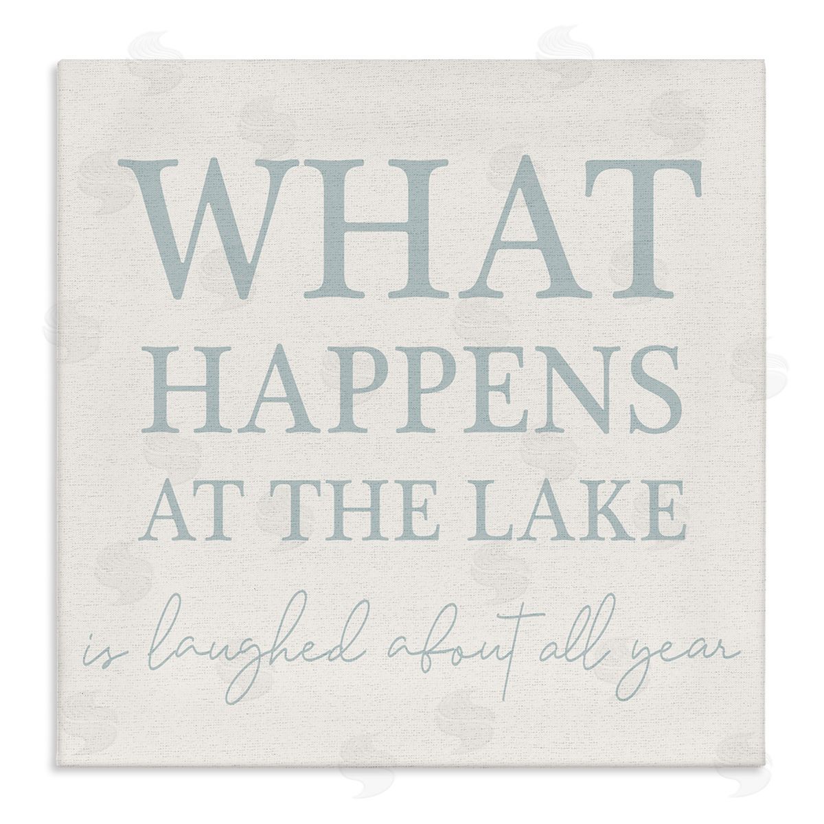 Stupell Studio What Happens At Lake Canvas Wall Art Print