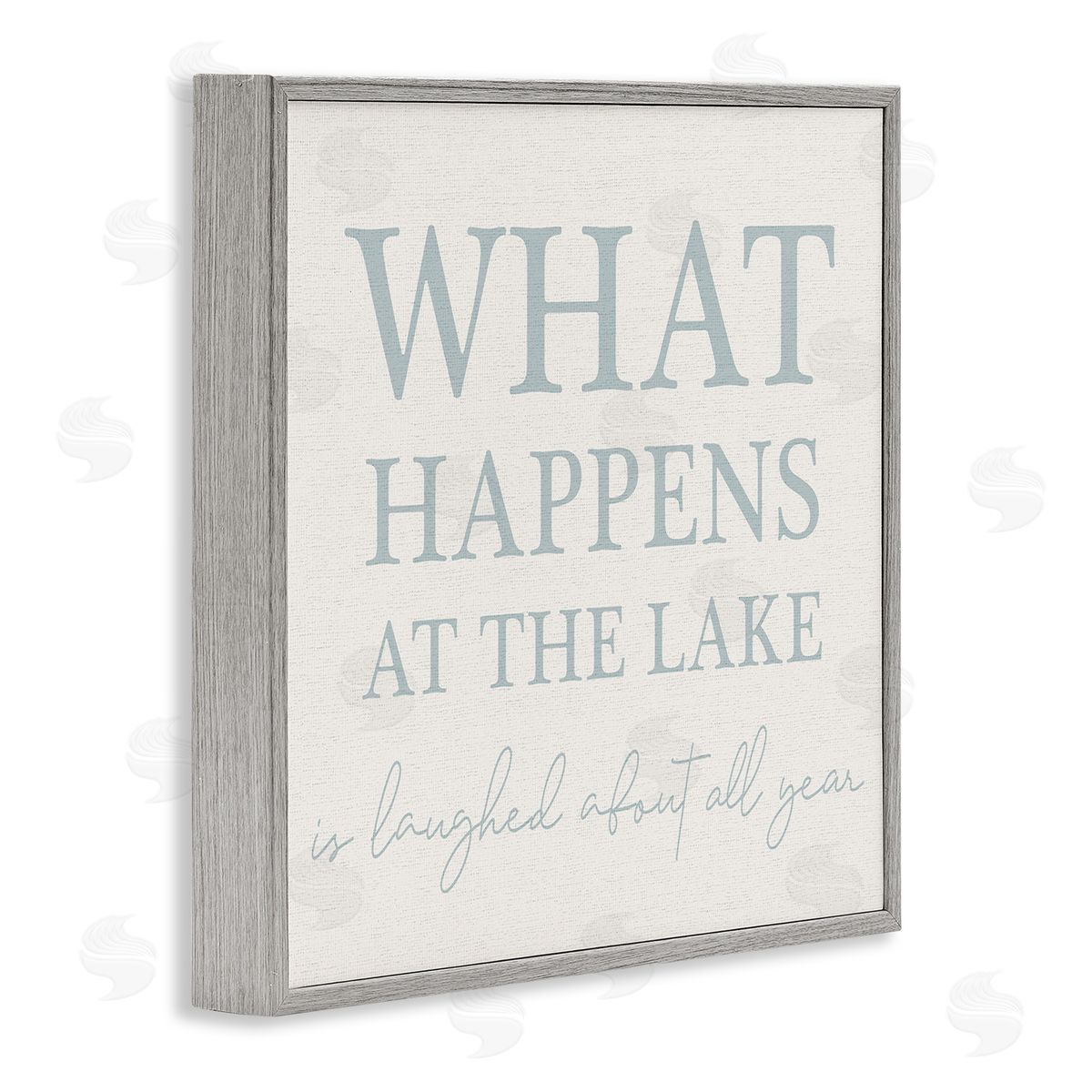 Stupell Studio What Happens At Lake Gray Framed Giclee Wall Art Print