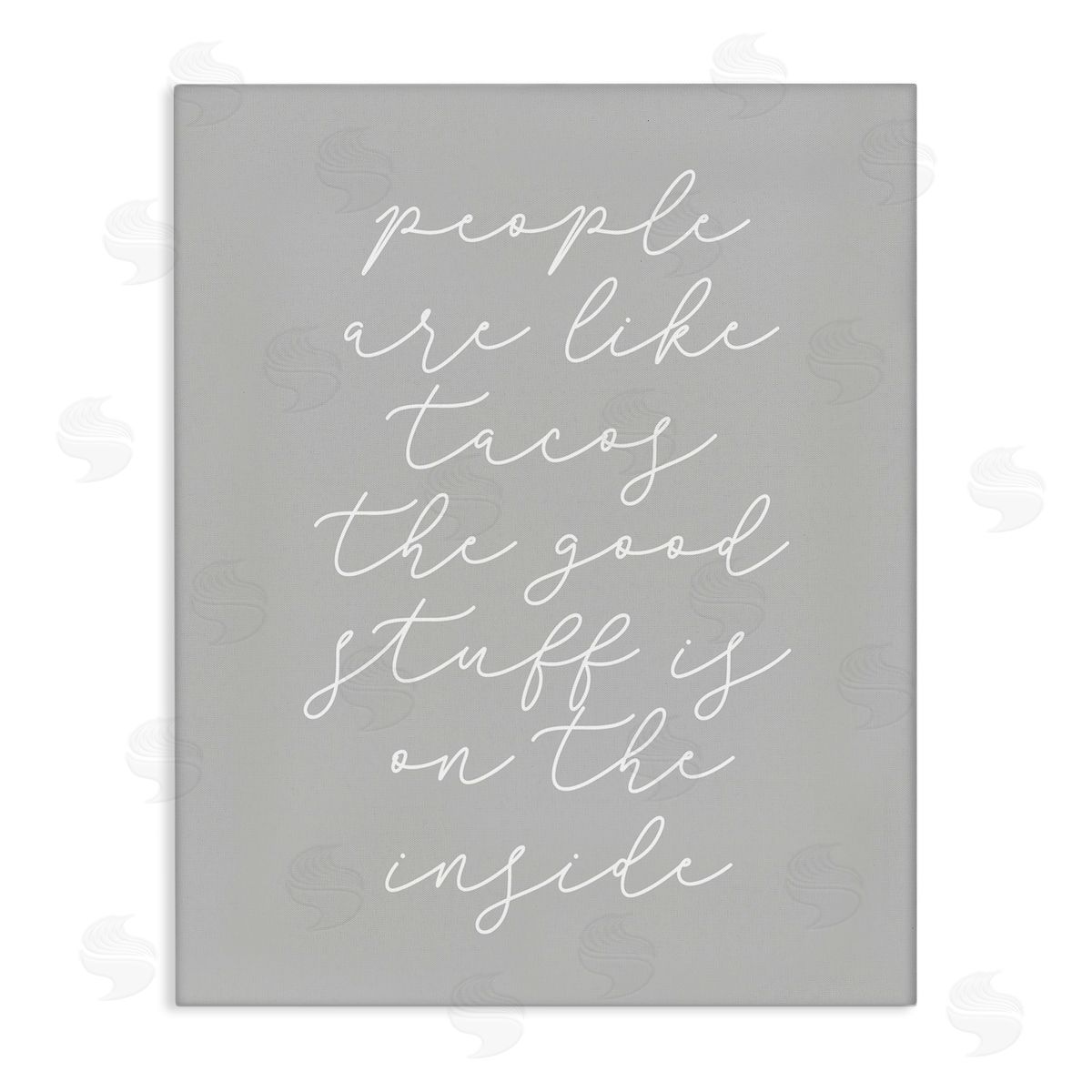 Stupell Studio People Like Tacos Canvas Wall Art Print