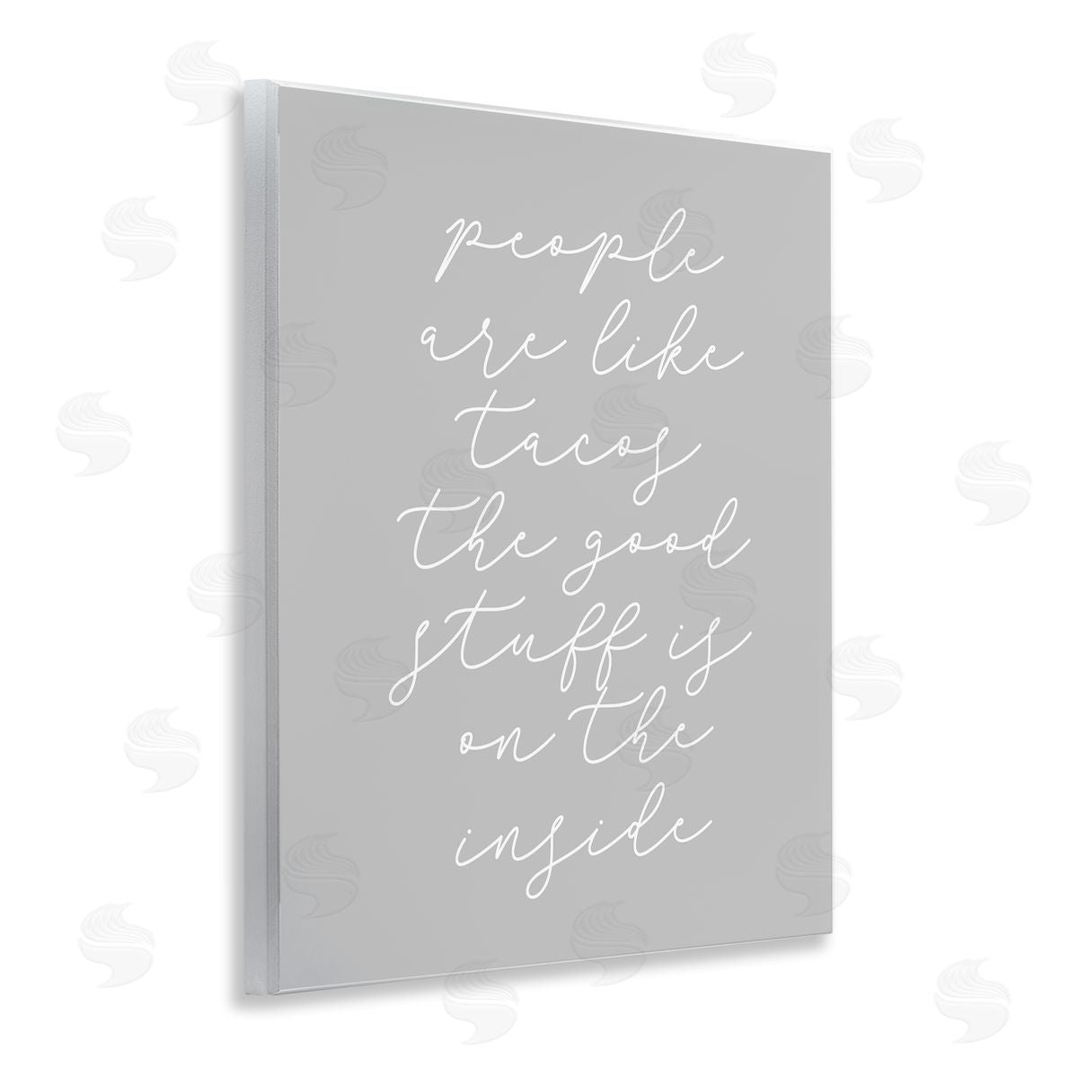 Stupell Studio People Like Tacos Wooden Wall Plaque Art Print