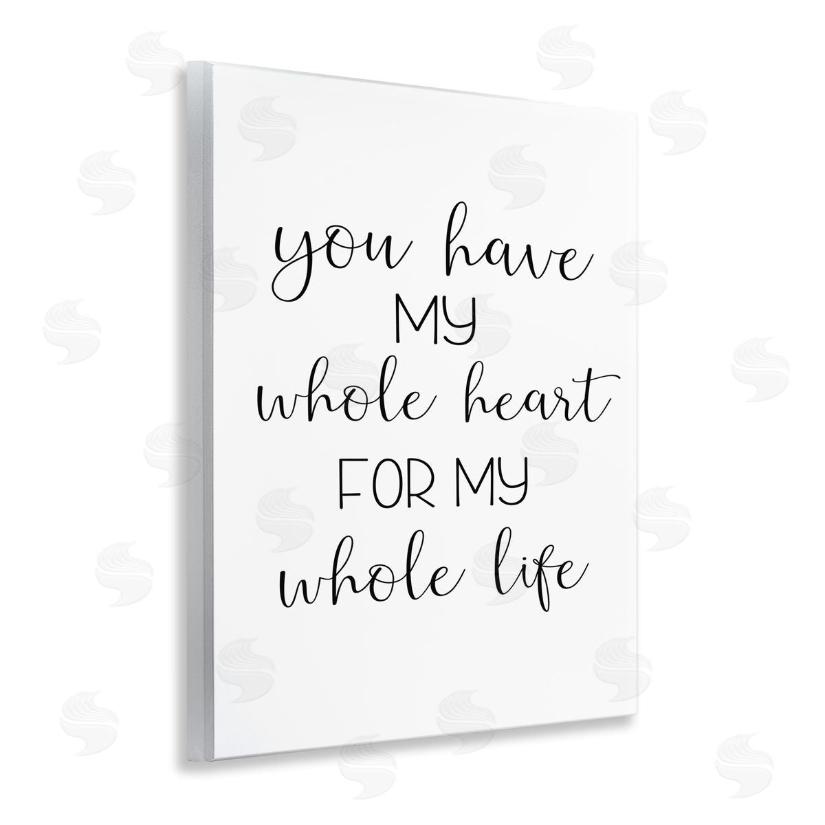 Ashley Calhoun Whole Heart For Life Wooden Wall Plaque Art Print