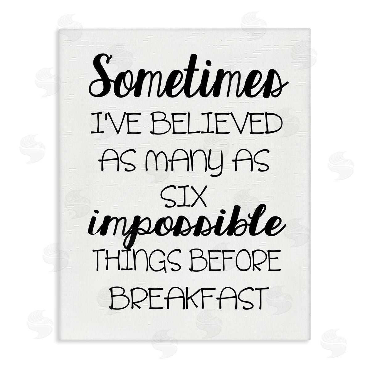 Ashley Calhoun Six Things Story Quote Canvas Wall Art Print