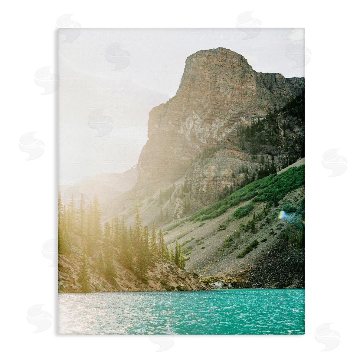 Sunlit Hills Peak Canvas Wall Art, Home Decor by Justine Milton