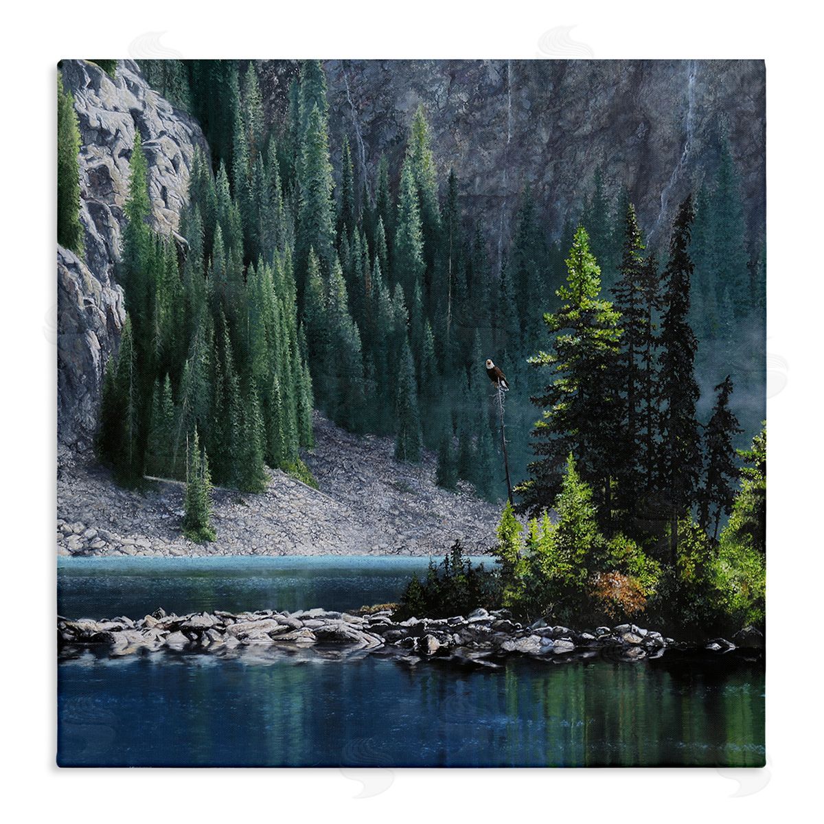 Mark Kelso Tree Spires in Nature Canvas Wall Art Print
