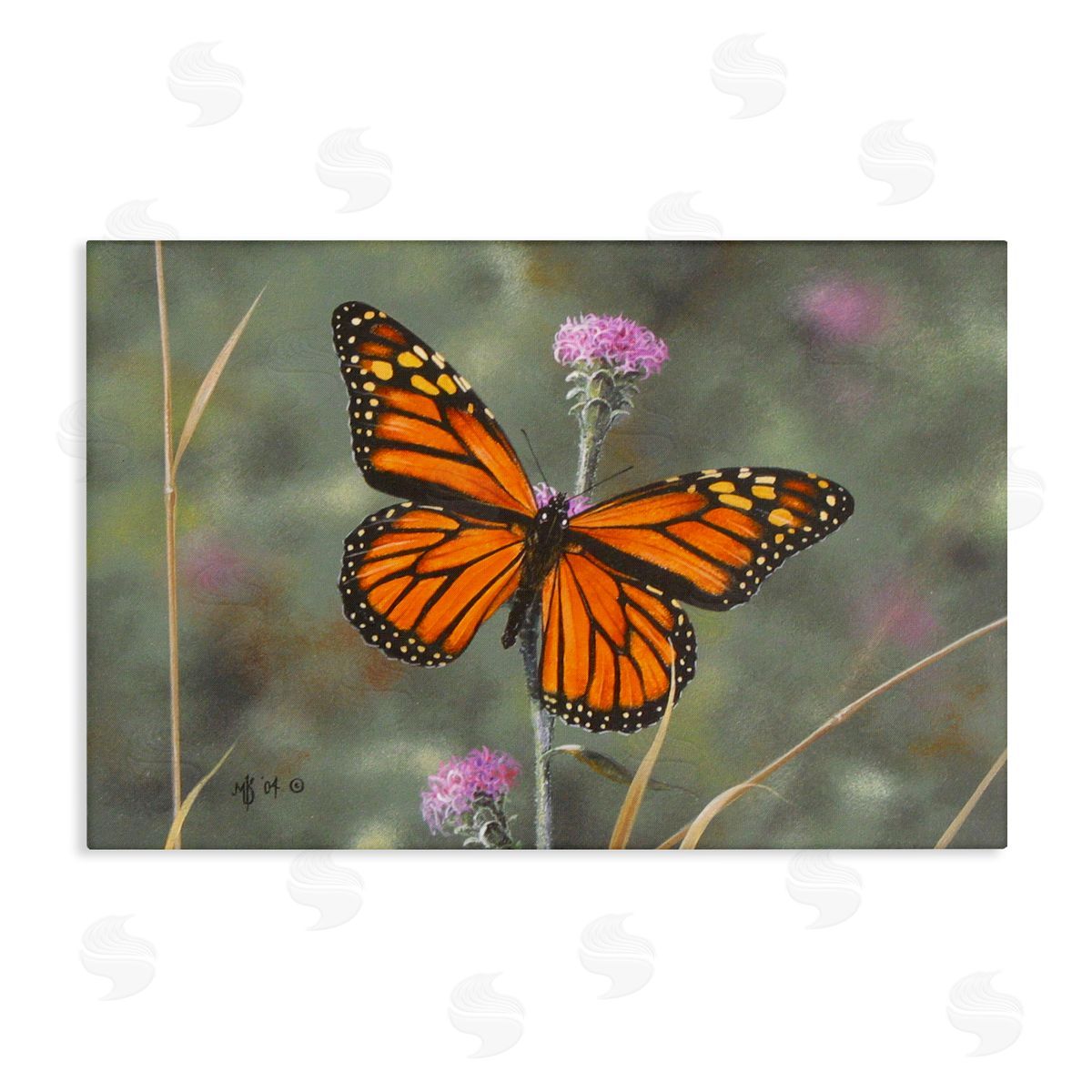 Mark Kelso Summer Visitor Butterfly Canvas Wall Art Print