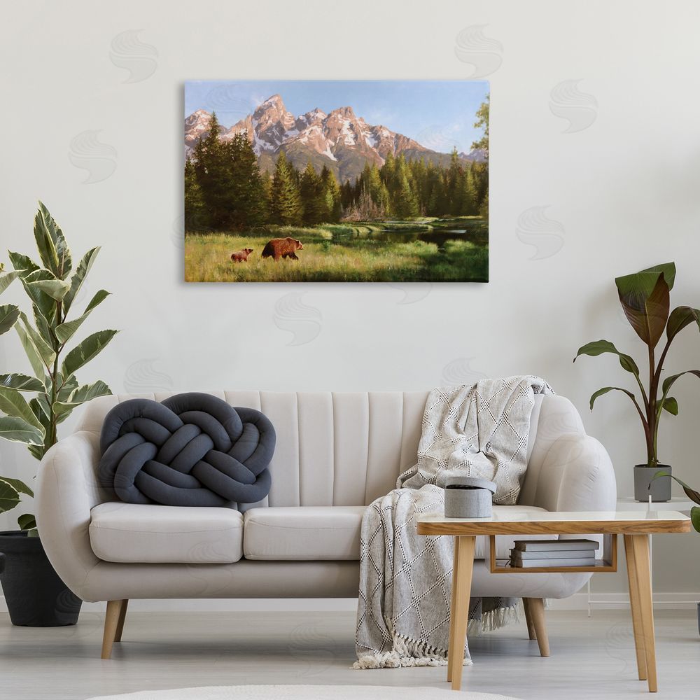 Mark Kelso Taking The Scenic Route Canvas Wall Art Print in Room