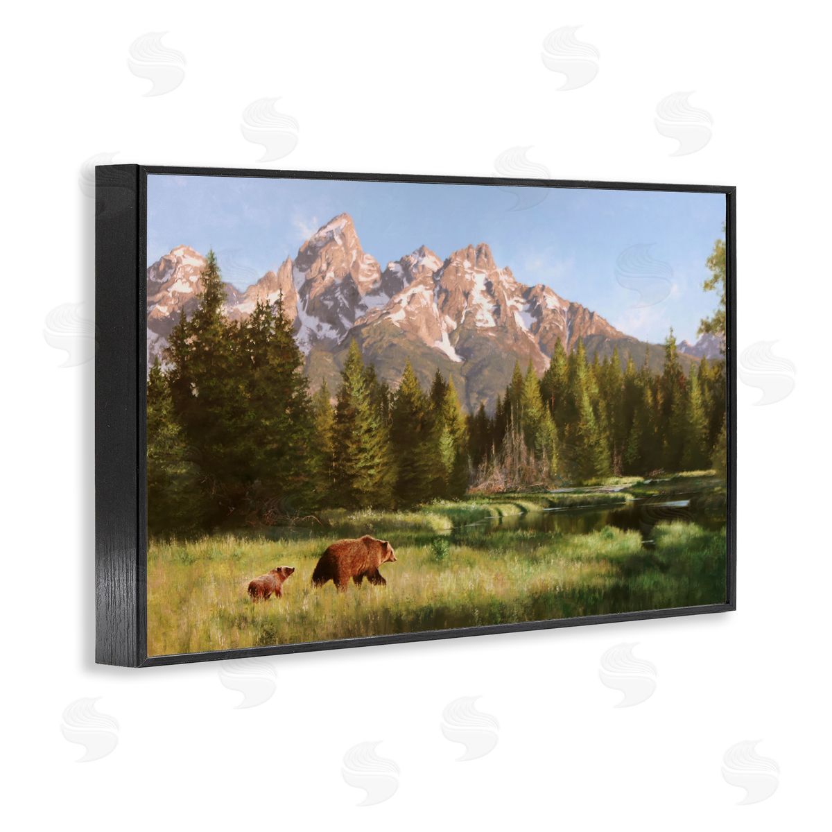 Mark Kelso Taking The Scenic Route Black Framed Giclee Wall Art Print