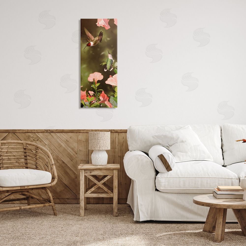 Mark Kelso Two Fluttering Hummingbirds