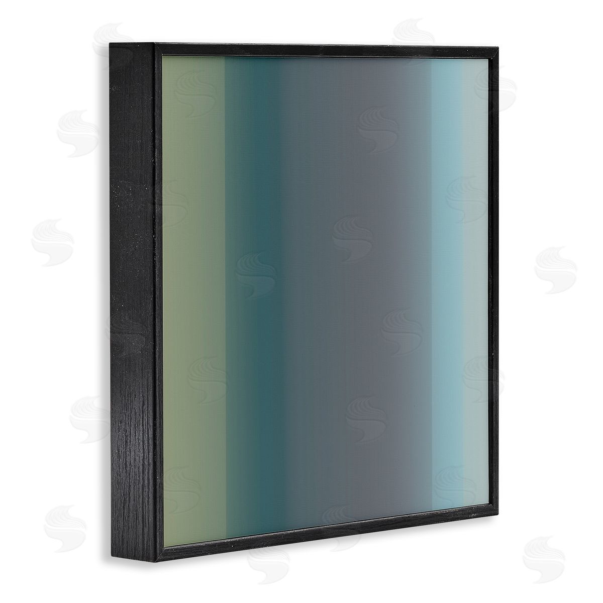 Third & Wall Studios Subtle Ombre Gradient Black Framed Giclee Wall Art Print