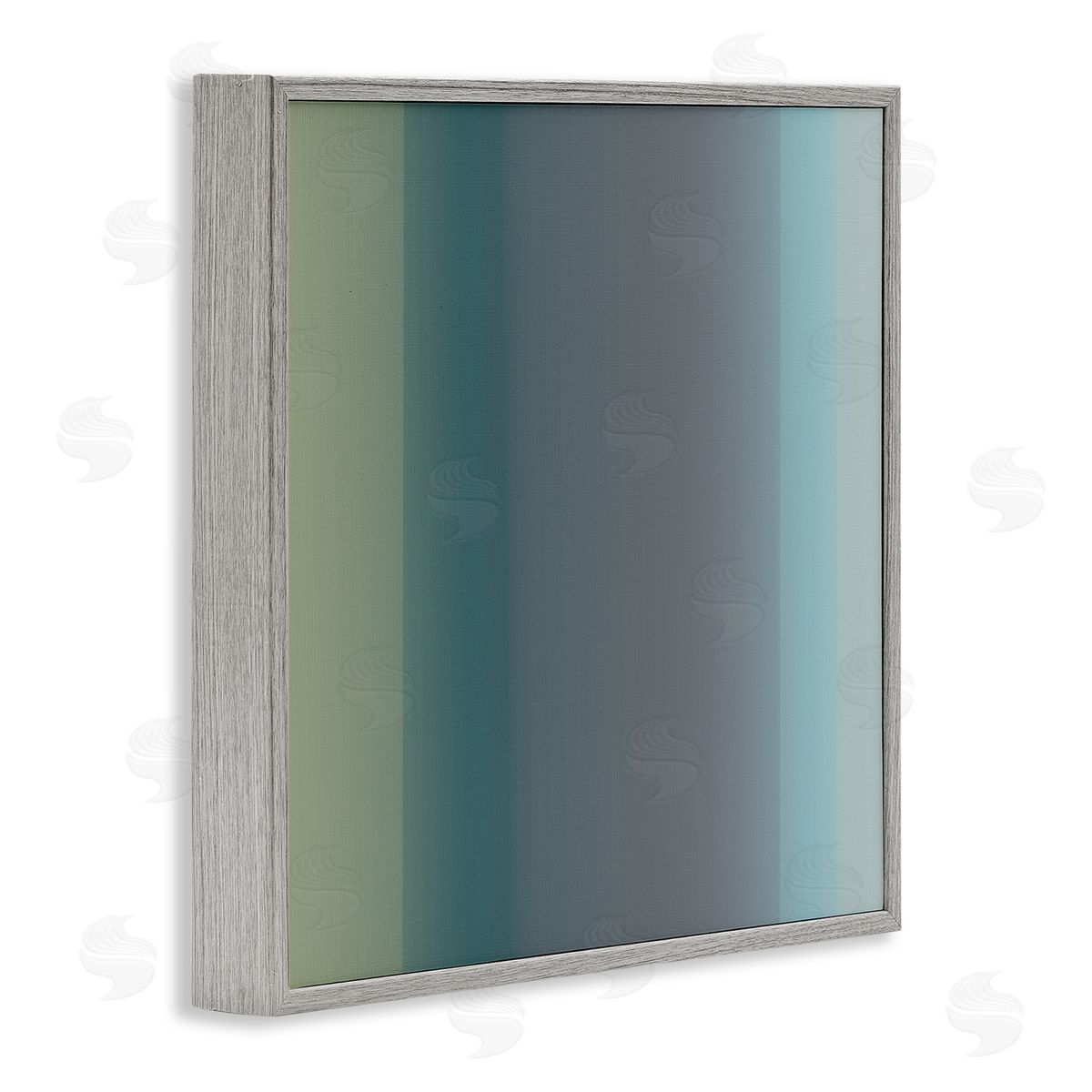 Third & Wall Studios Subtle Ombre Gradient Gray Framed Giclee Wall Art Print