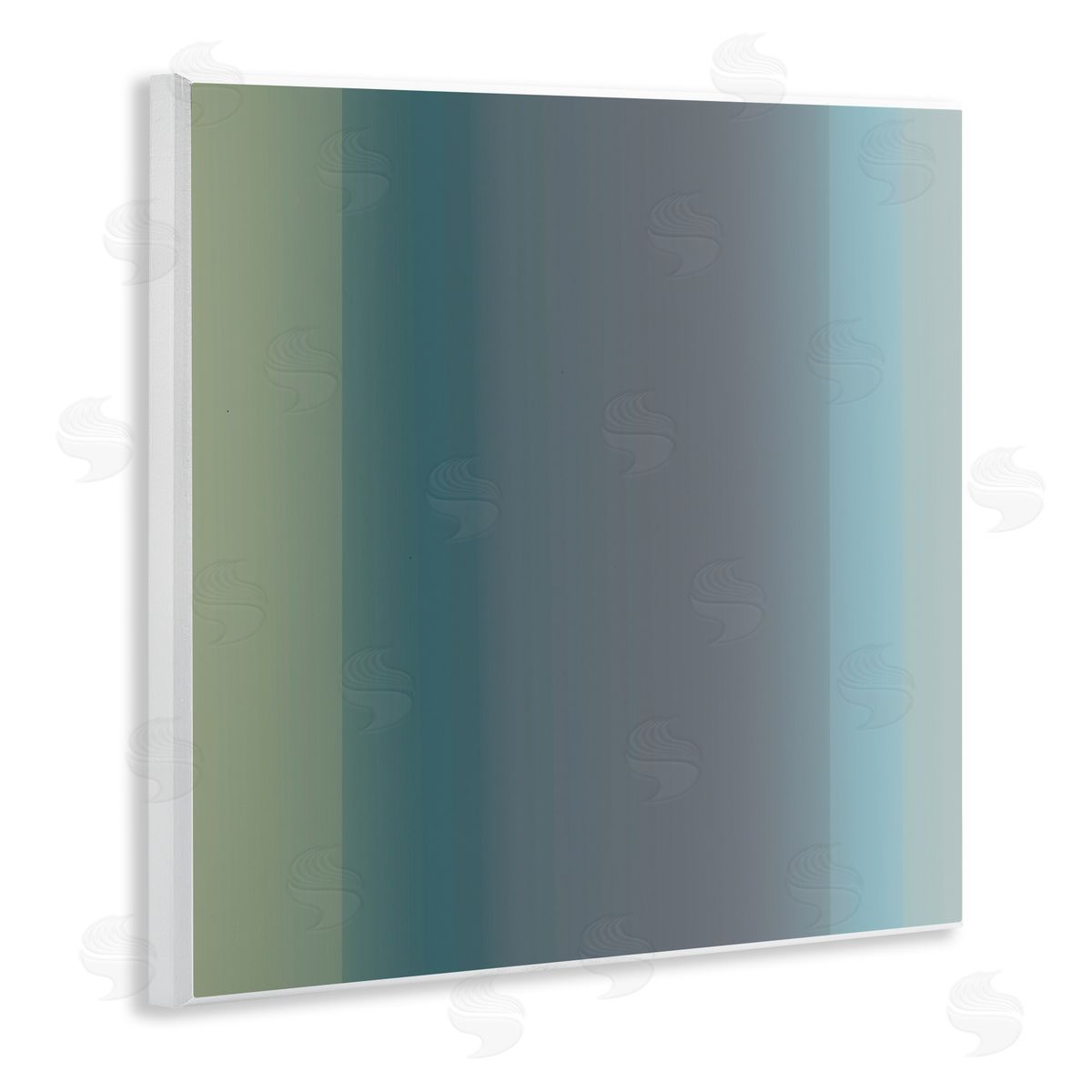 Third & Wall Studios Subtle Ombre Gradient Wooden Wall Plaque Art Print