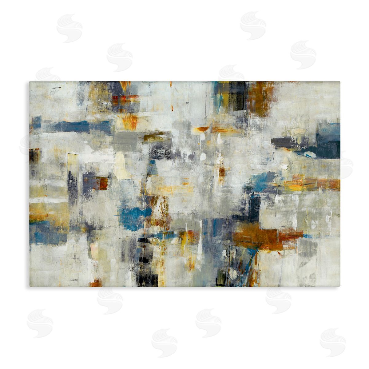 Lisa Ridgers Energetic Abstract Strokes Canvas Wall Art Print