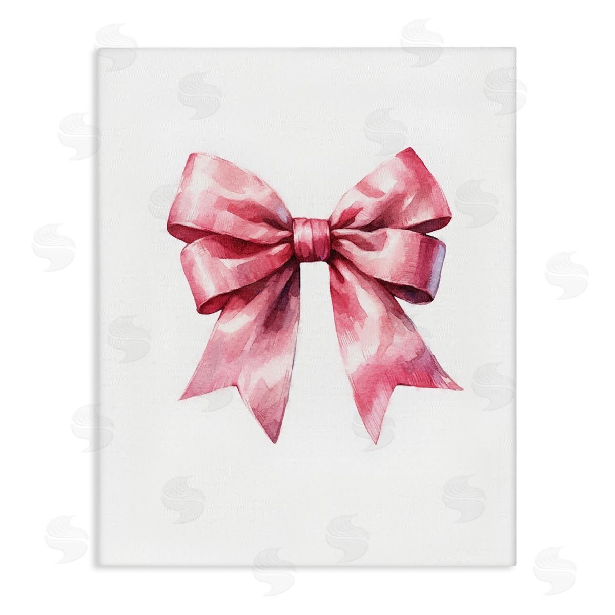 Amanda Greenwood Full Pink Ribbon Canvas Wall Art Print