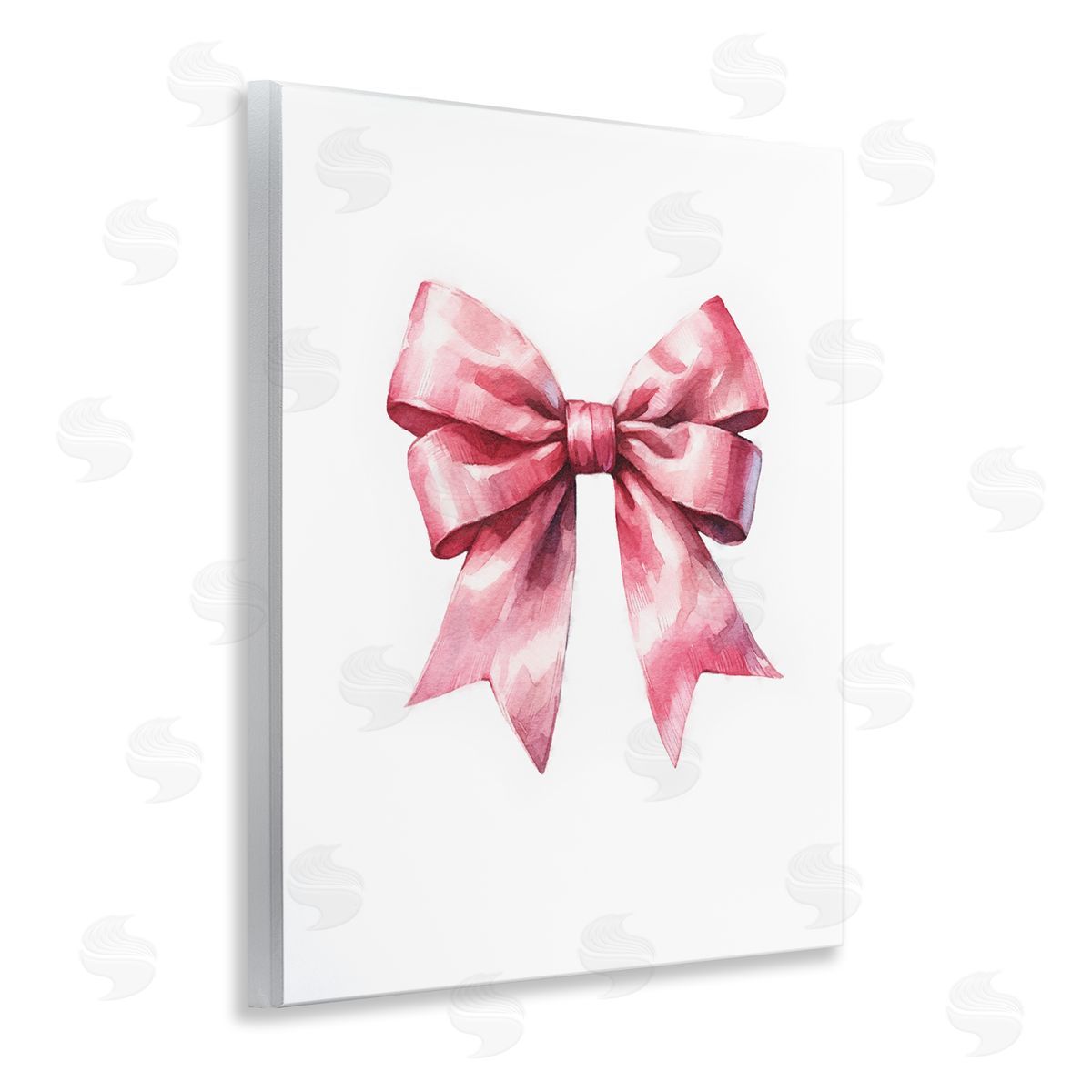 Amanda Greenwood Full Pink Ribbon Wooden Wall Plaque Art Print