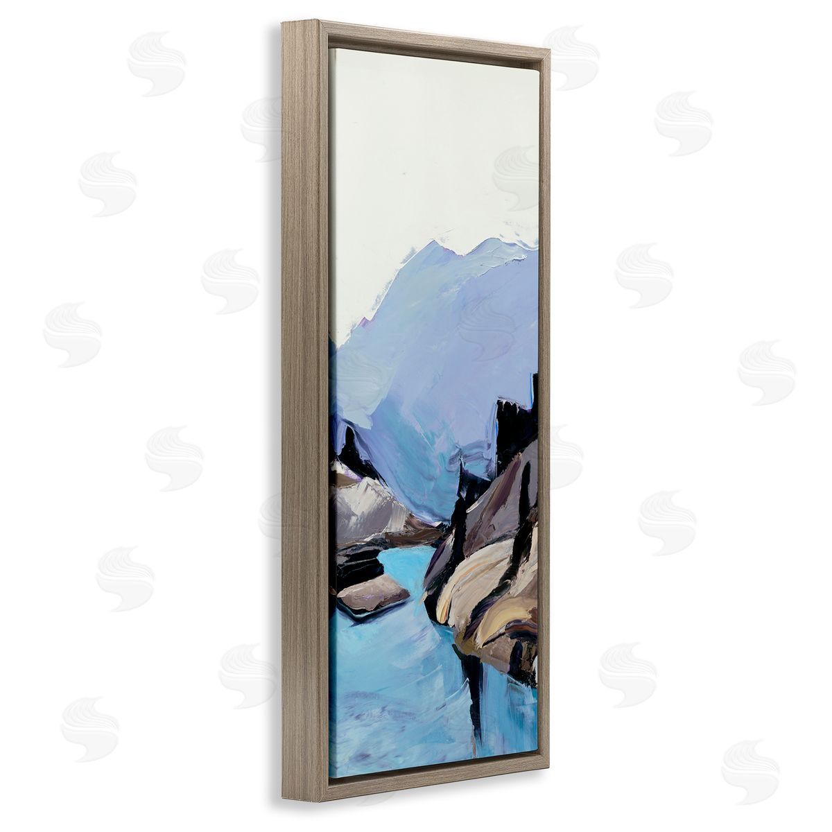 Julie Denise Mountain River Abstraction