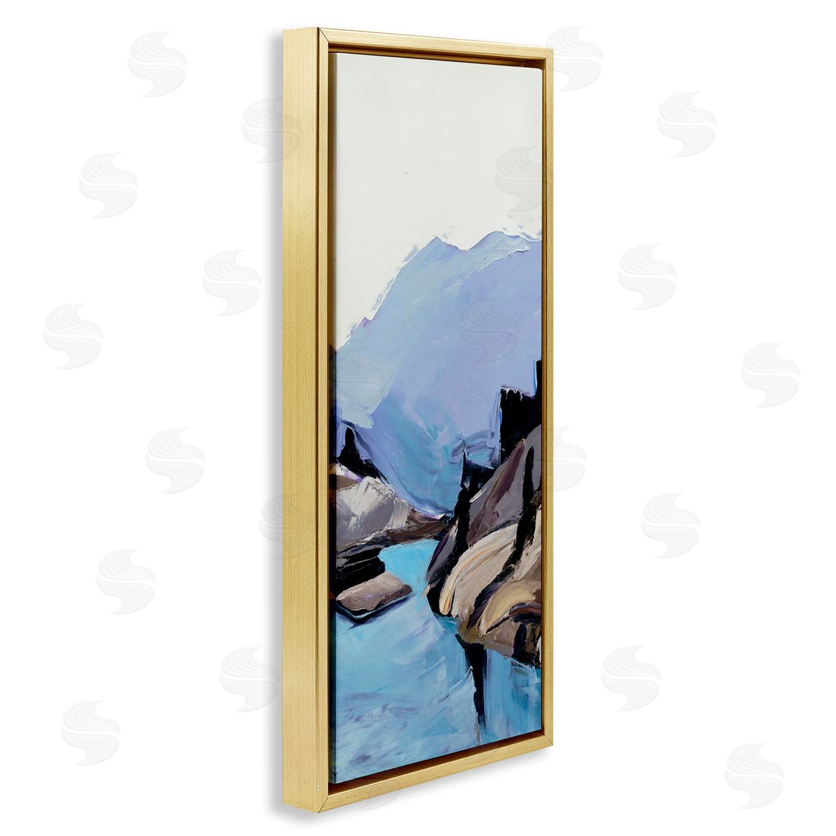 Julie Denise Mountain River Abstraction