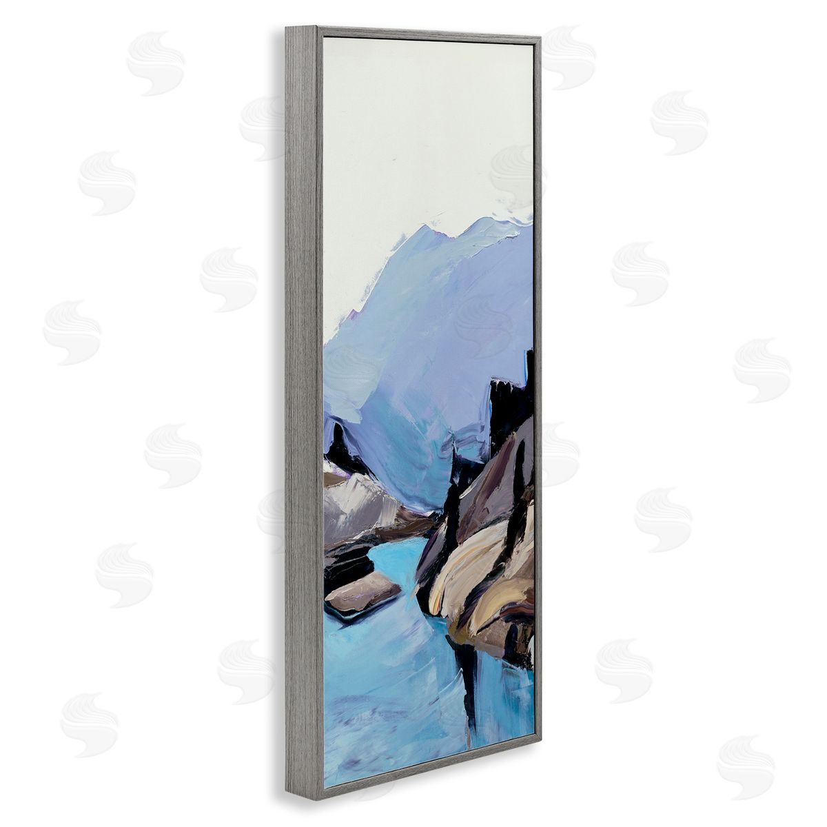 Julie Denise Mountain River Abstraction