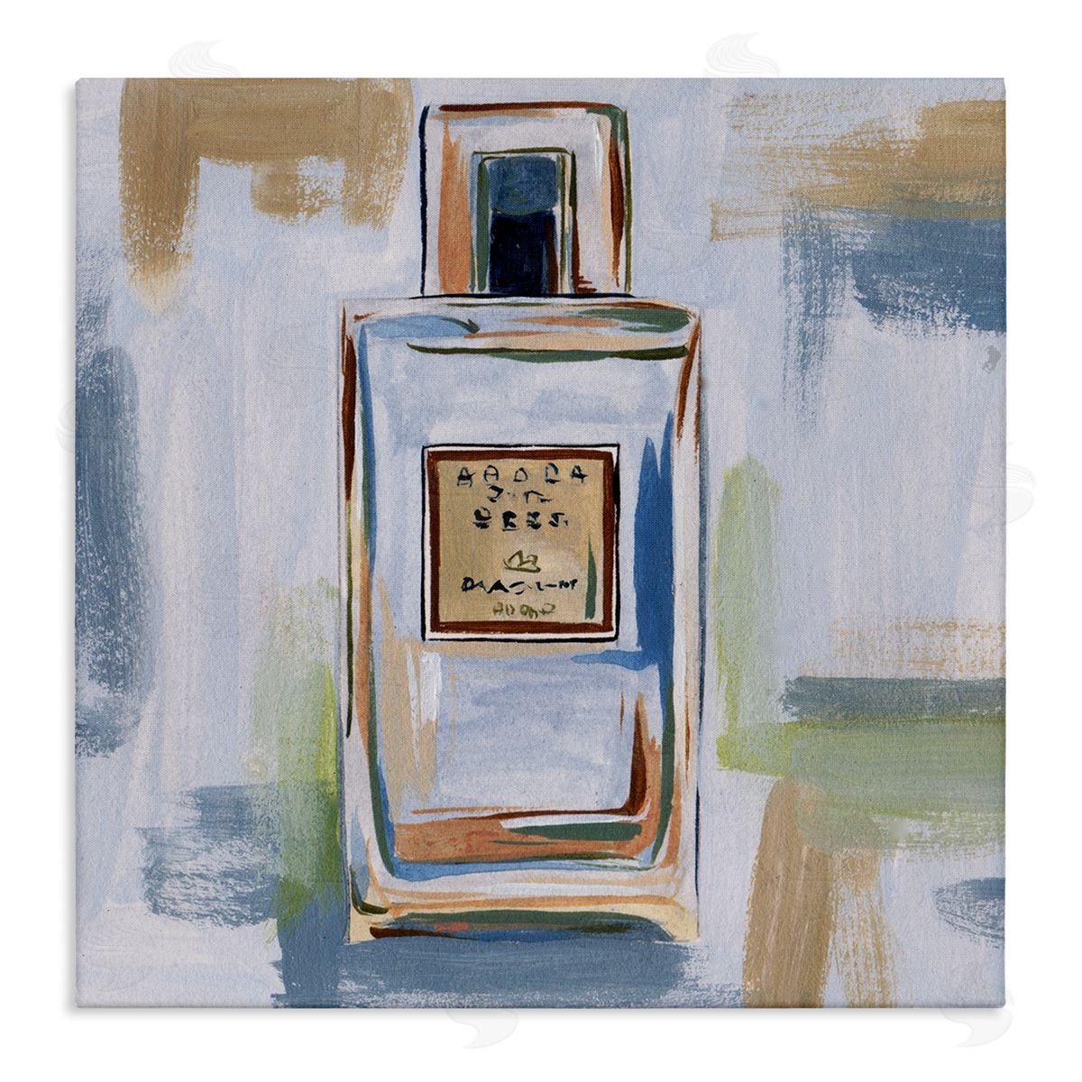 Melissa Wang Cosmetics Bottle Brush Strokes Canvas Wall Art Print