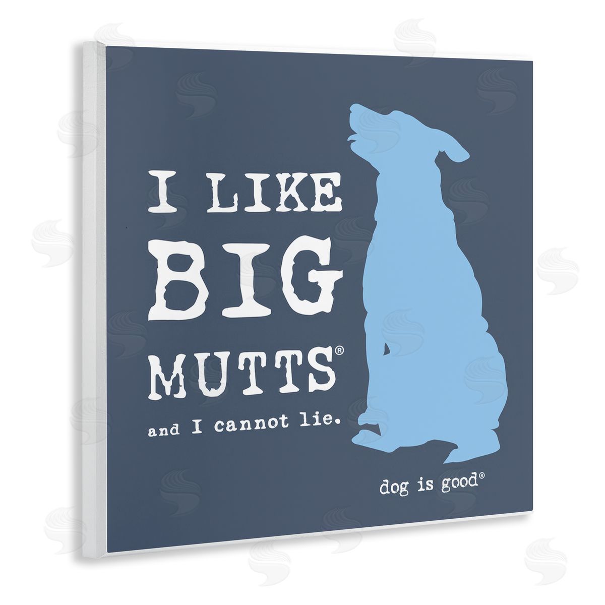 Dog Is Good Like Big Mutts Pet Humor Wooden Wall Plaque Art Print