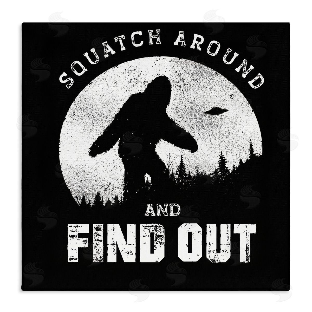 Jedco Brands Inc. Funny Mythical Monster Saying Canvas Wall Art Print