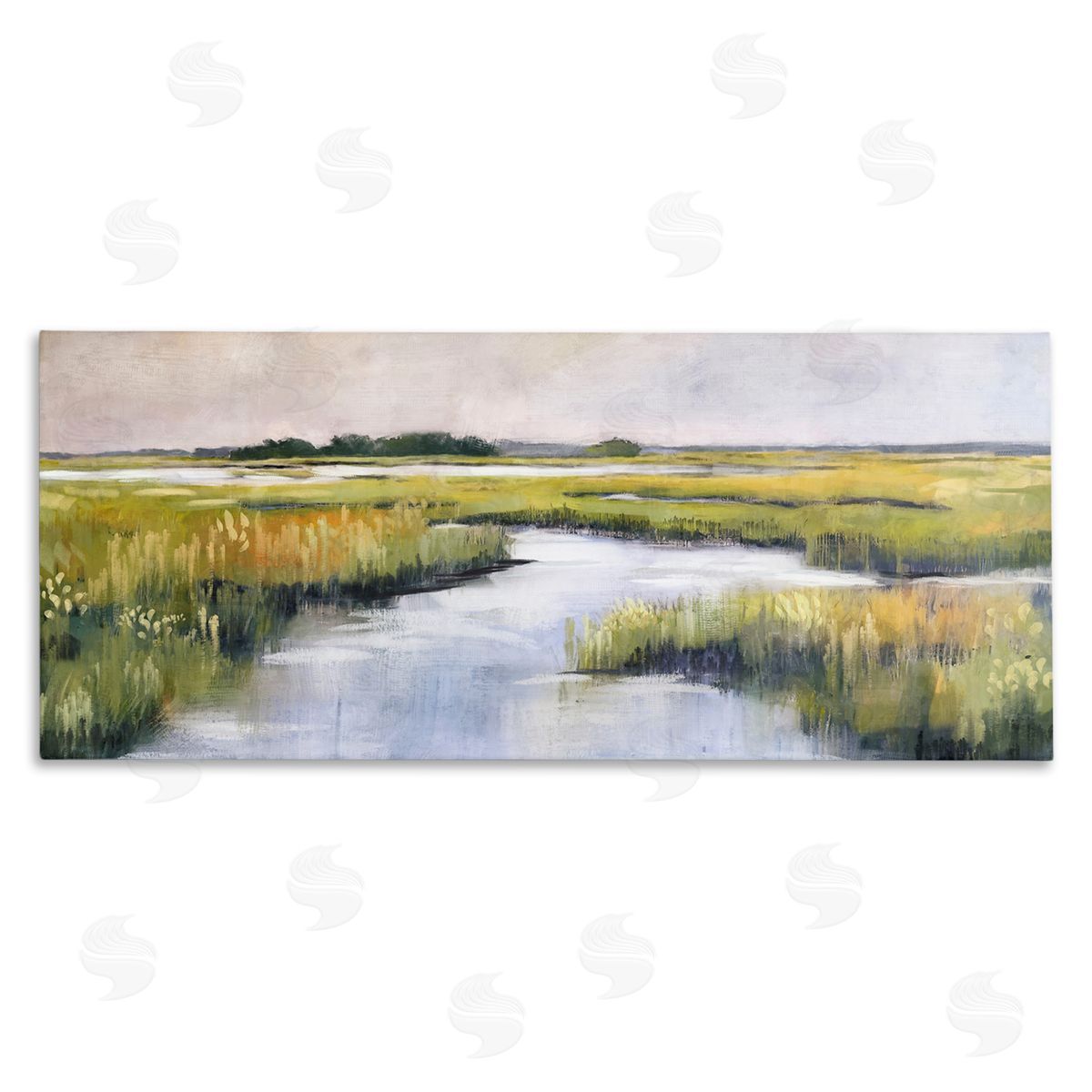 Nina Blue Grassy Rural Marshlands