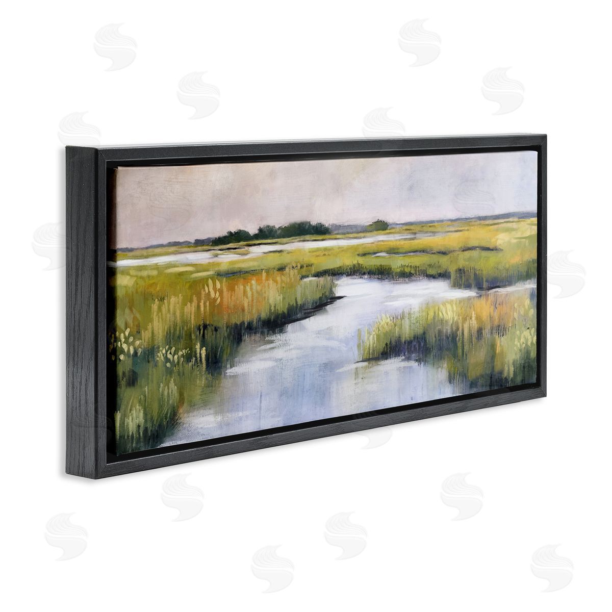 Nina Blue Grassy Rural Marshlands