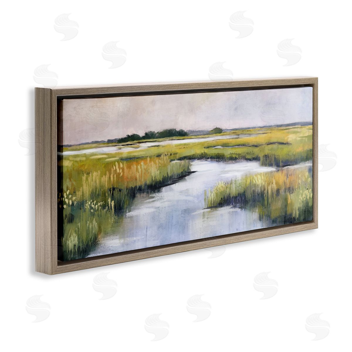 Nina Blue Grassy Rural Marshlands