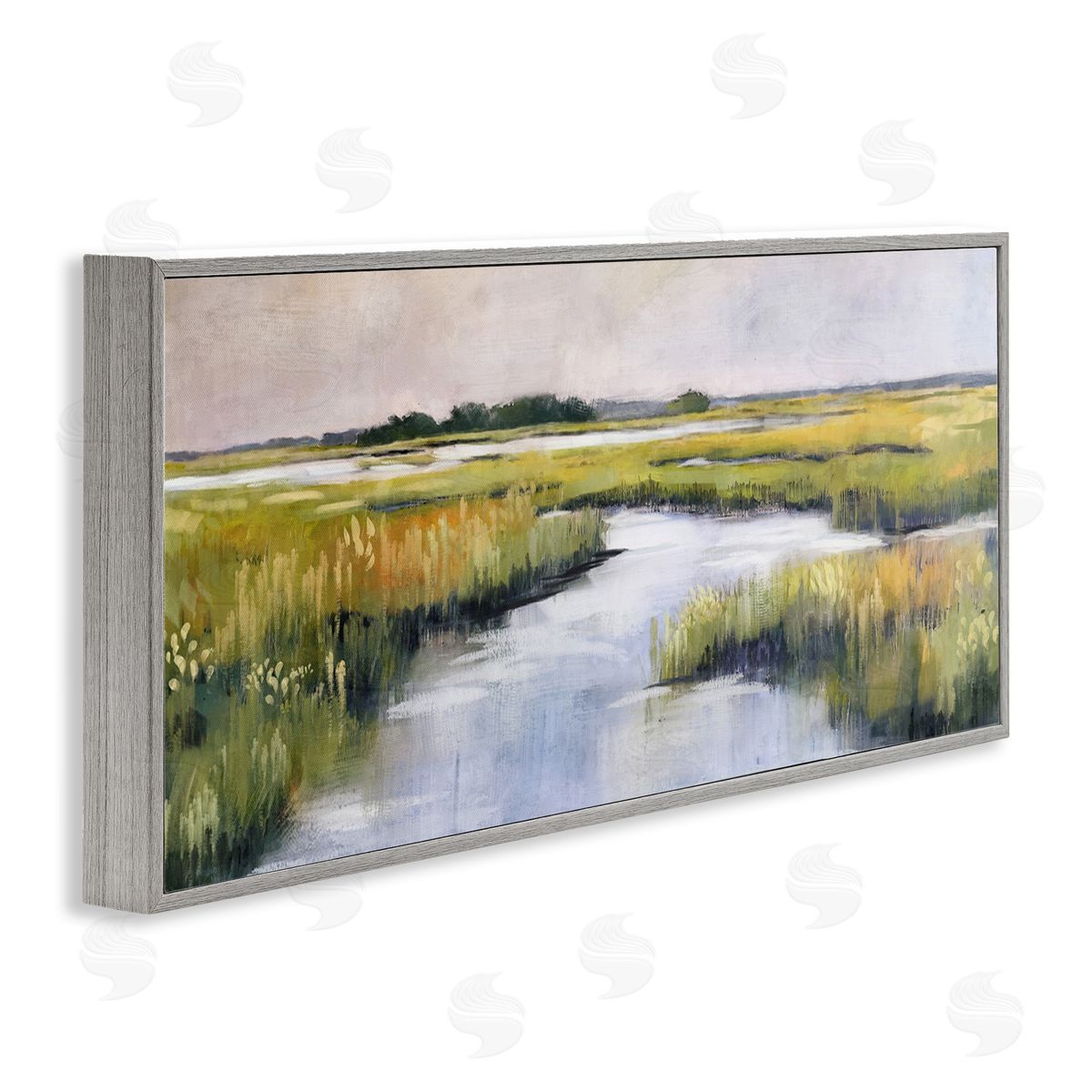 Nina Blue Grassy Rural Marshlands
