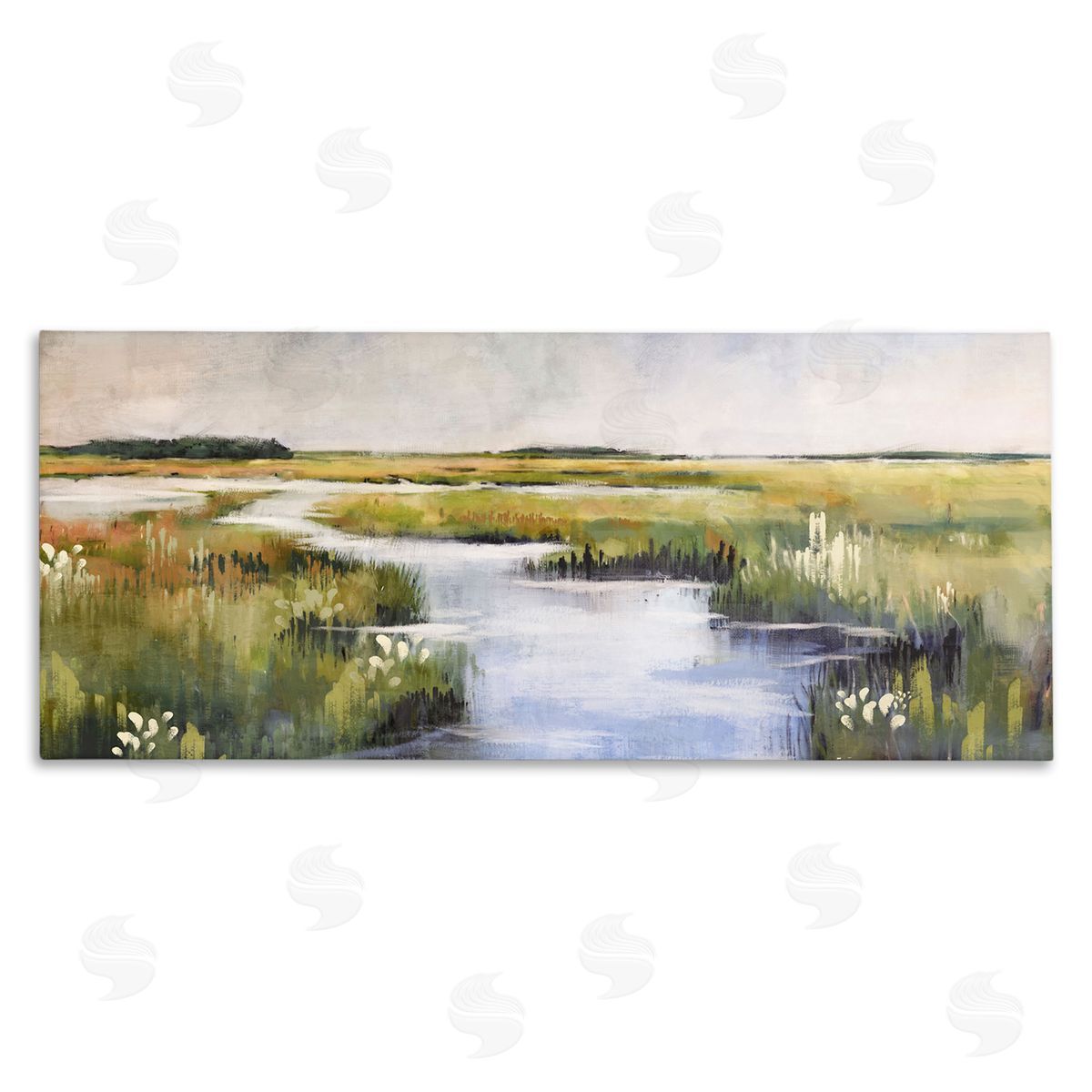 Nina Blue River Through Marshlands