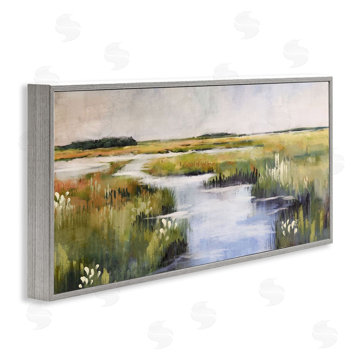 Nina Blue River Through Marshlands