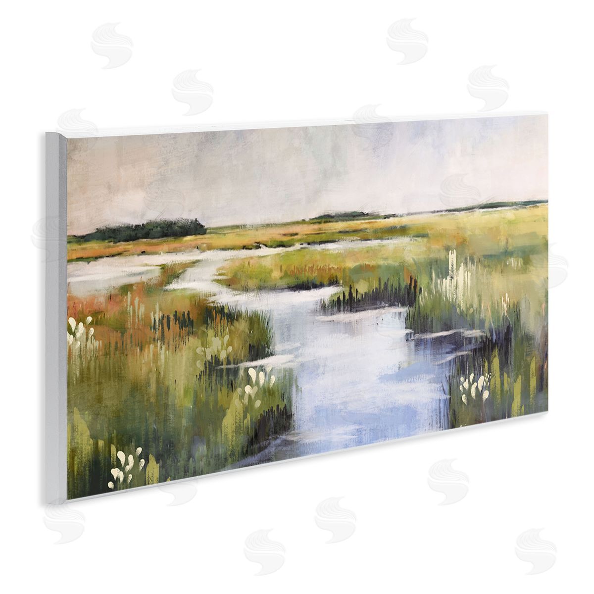 Nina Blue River Through Marshlands