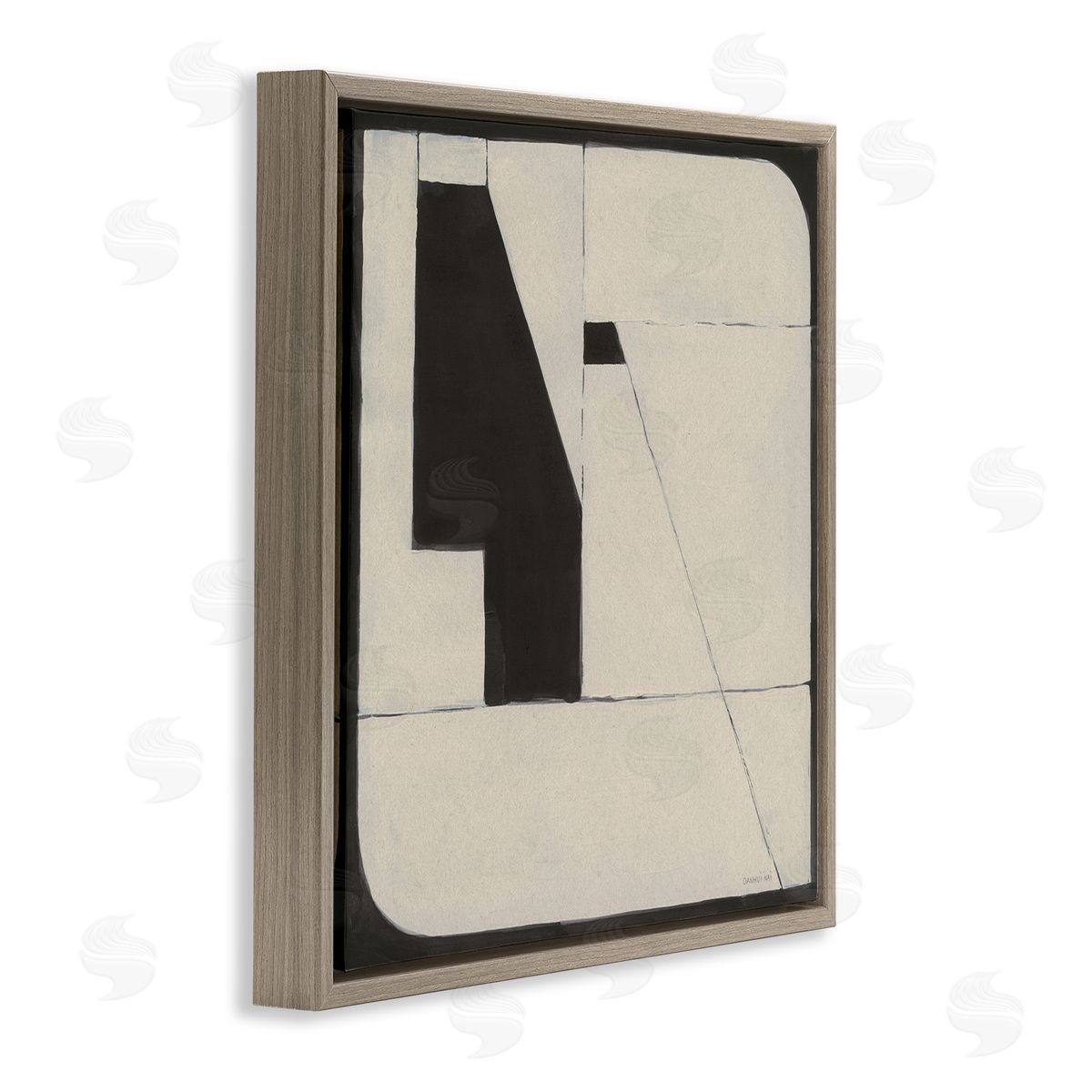 Danhui Nai Someday Soon Composition Brown Floating Frame Canvas Wall Art Print
