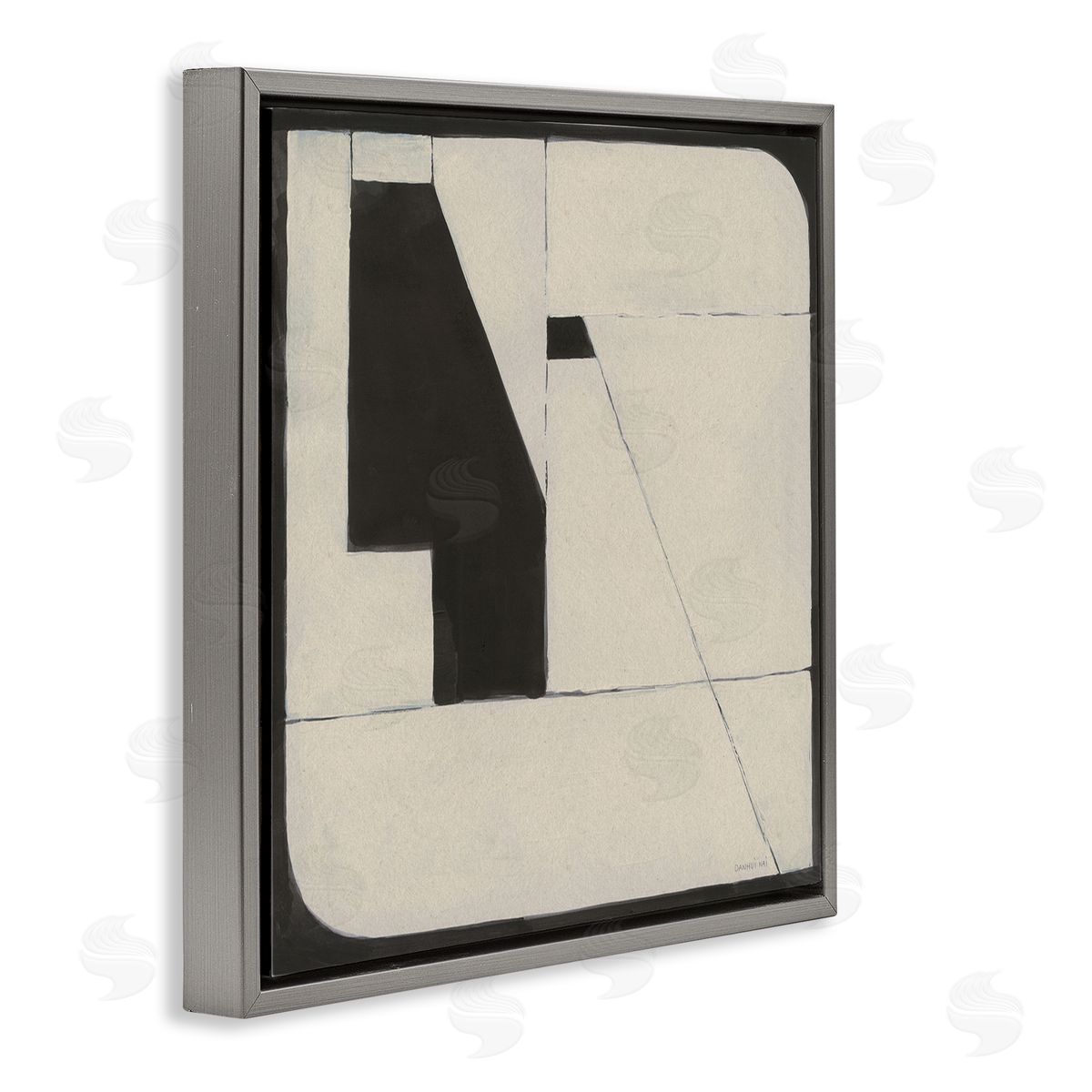 Danhui Nai Someday Soon Composition Gray Floating Frame Canvas Wall Art Print