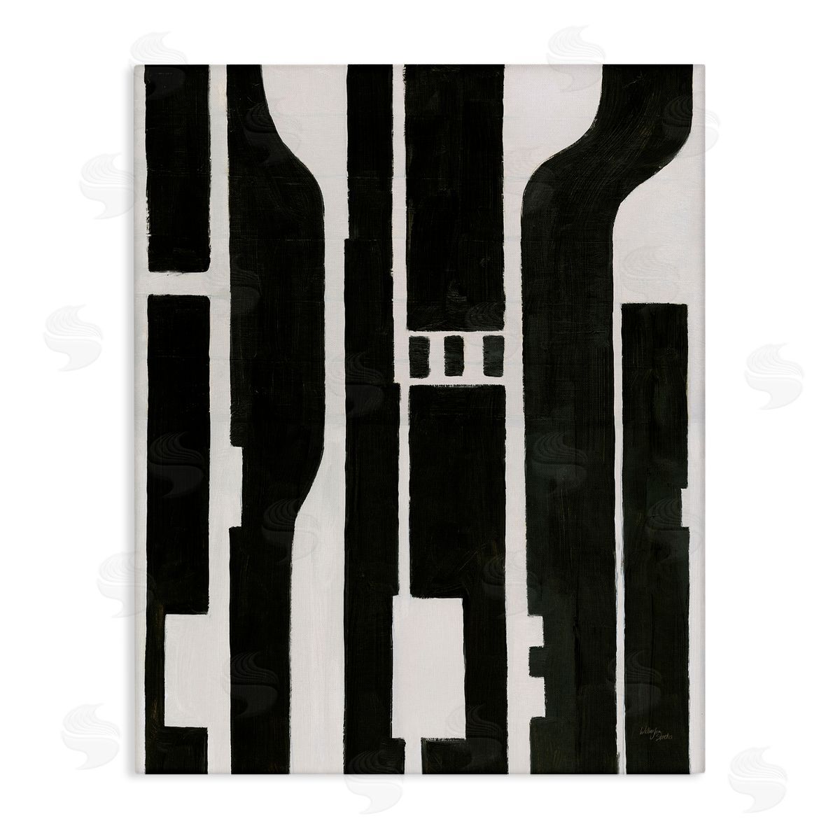 Wellington Studio Circuit Abstract Composition Canvas Wall Art Print