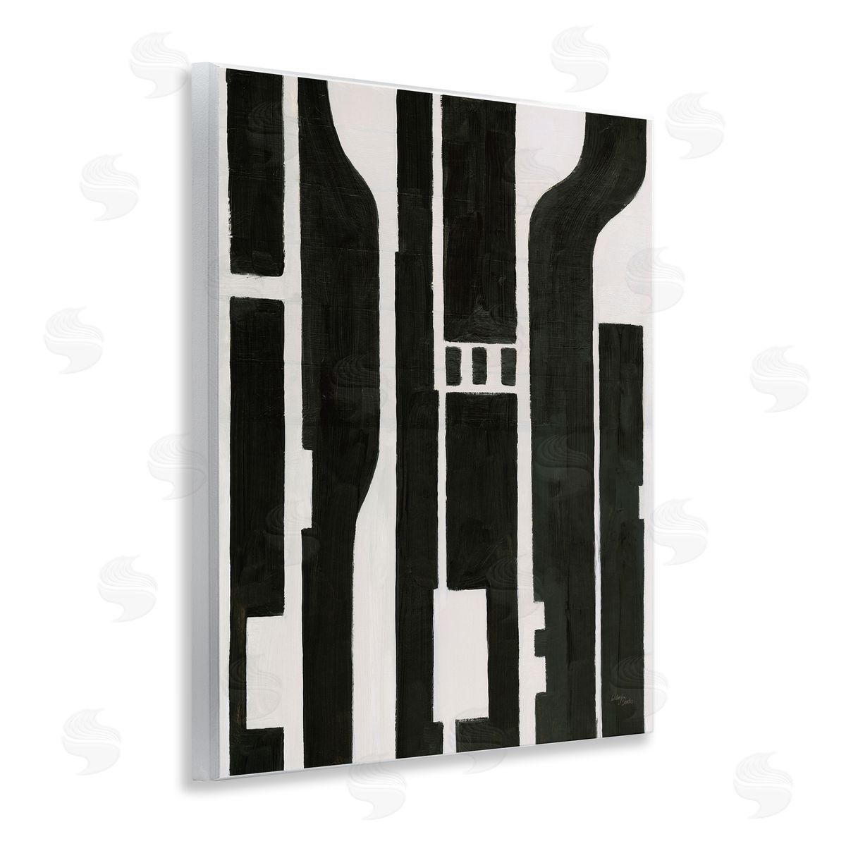 Wellington Studio Circuit Abstract Composition Wooden Wall Plaque Art Print