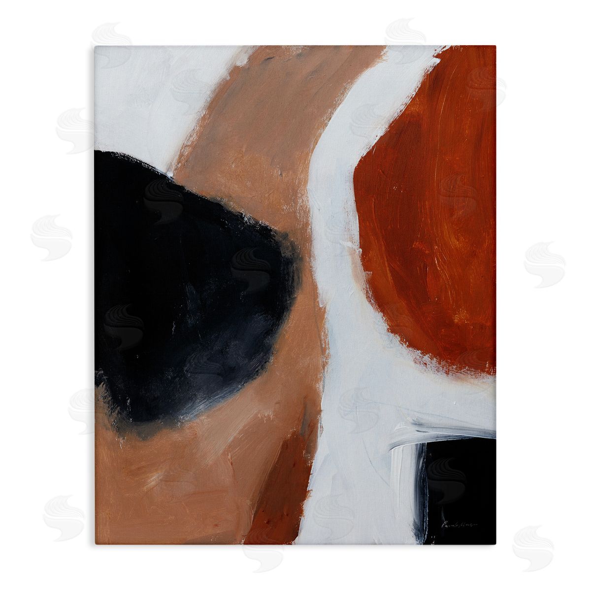 Pamela Munger Rare Earth Tones Abstract Canvas Wall Art Print