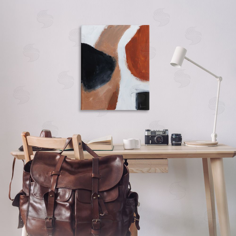 Pamela Munger Rare Earth Tones Abstract Canvas Wall Art Print in Room
