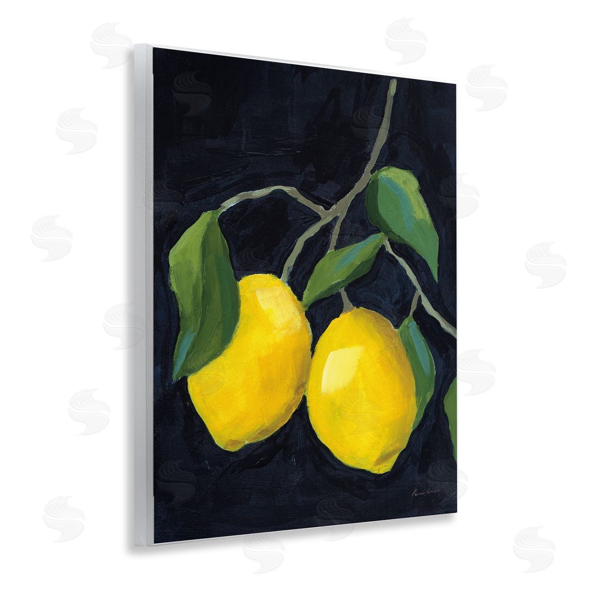 Pamela Munger Two Lush Lemons Wooden Wall Plaque Art Print