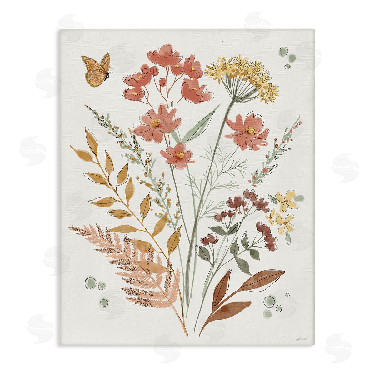 Anne Tavoletti Full Bloom Botanicals Canvas Wall Art Print