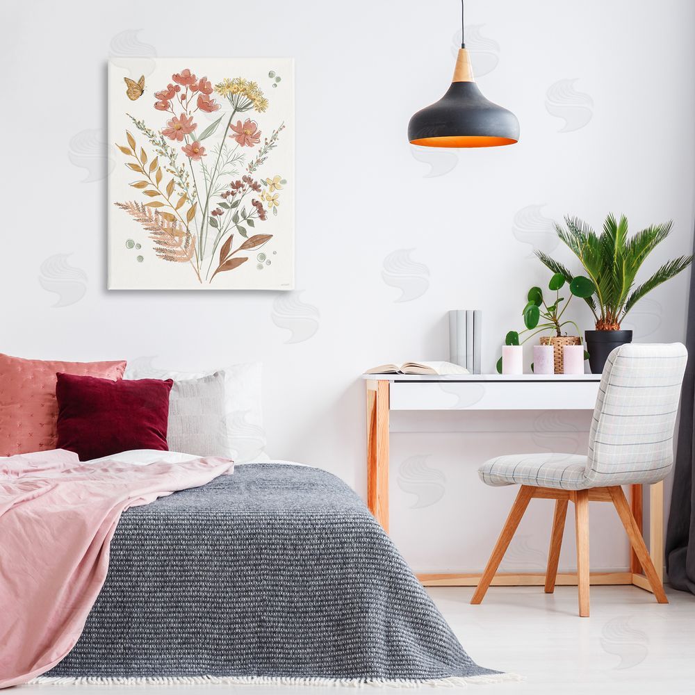Anne Tavoletti Full Bloom Botanicals Canvas Wall Art Print in Room