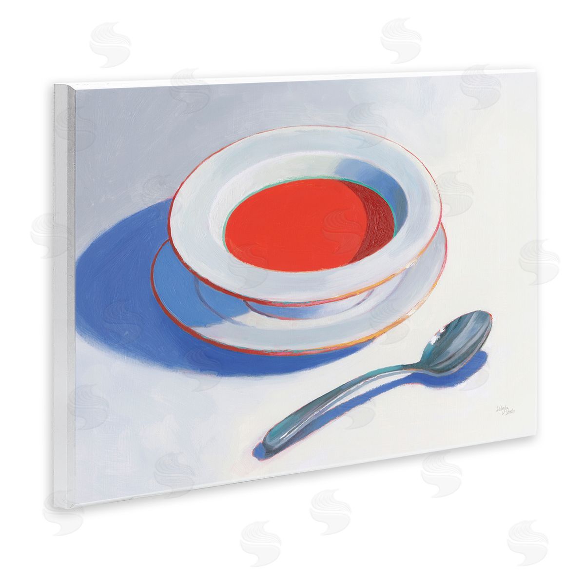 Wellington Studio Soup Du Jour Meal Wooden Wall Plaque Art Print