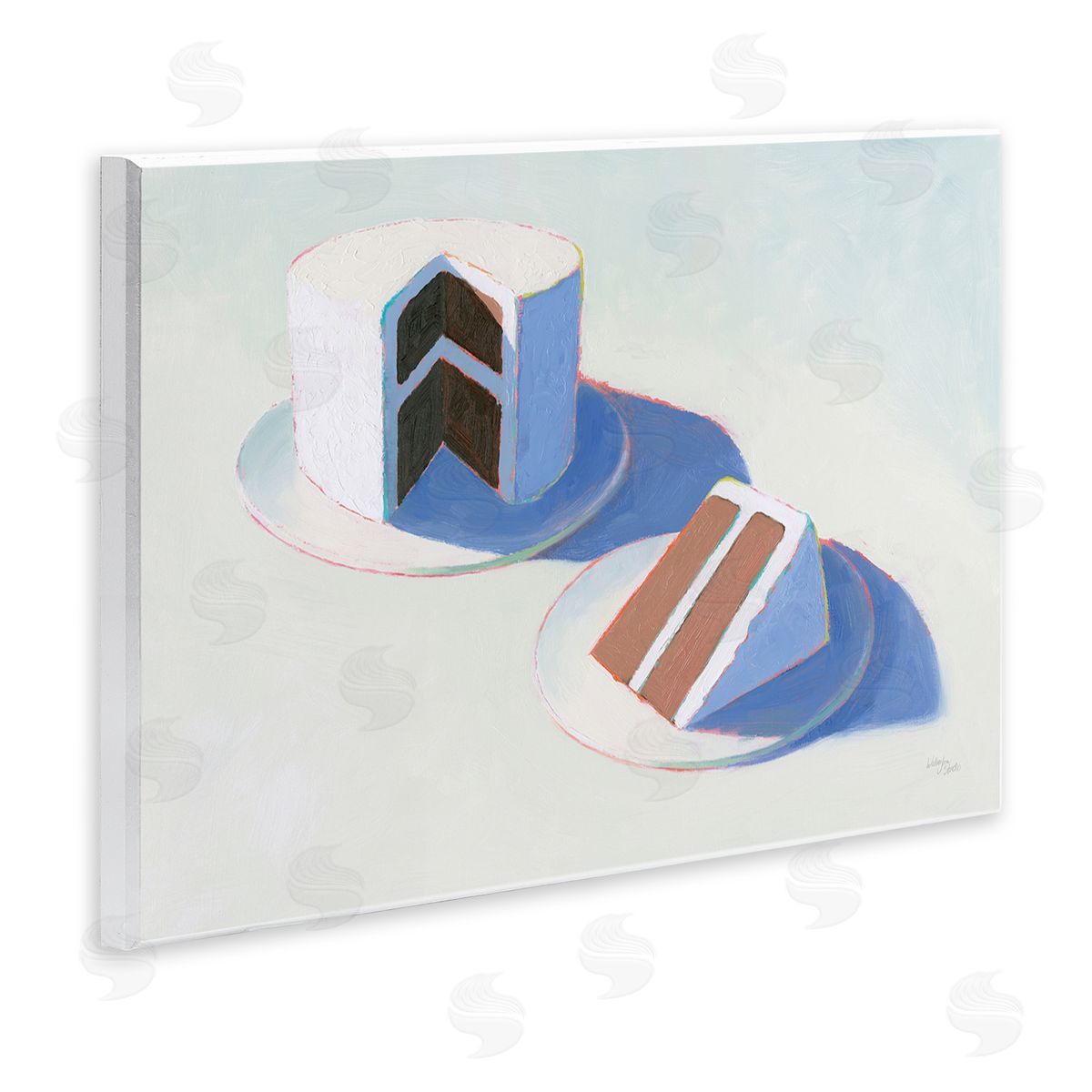 Wellington Studio Layer Cake Dessert Wooden Wall Plaque Art Print