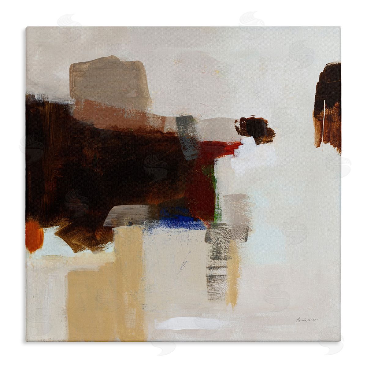 Pamela Munger American Rust Abstraction Canvas Wall Art Print