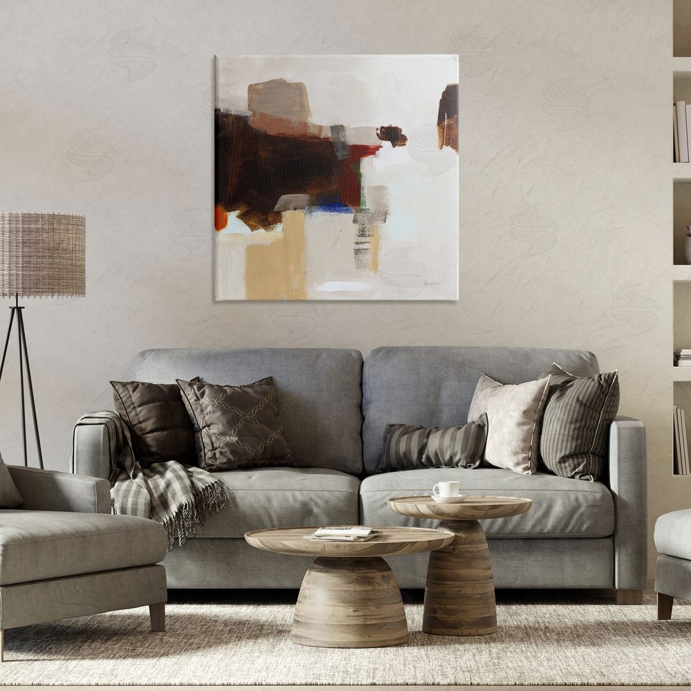 Pamela Munger American Rust Abstraction Canvas Wall Art Print in Room