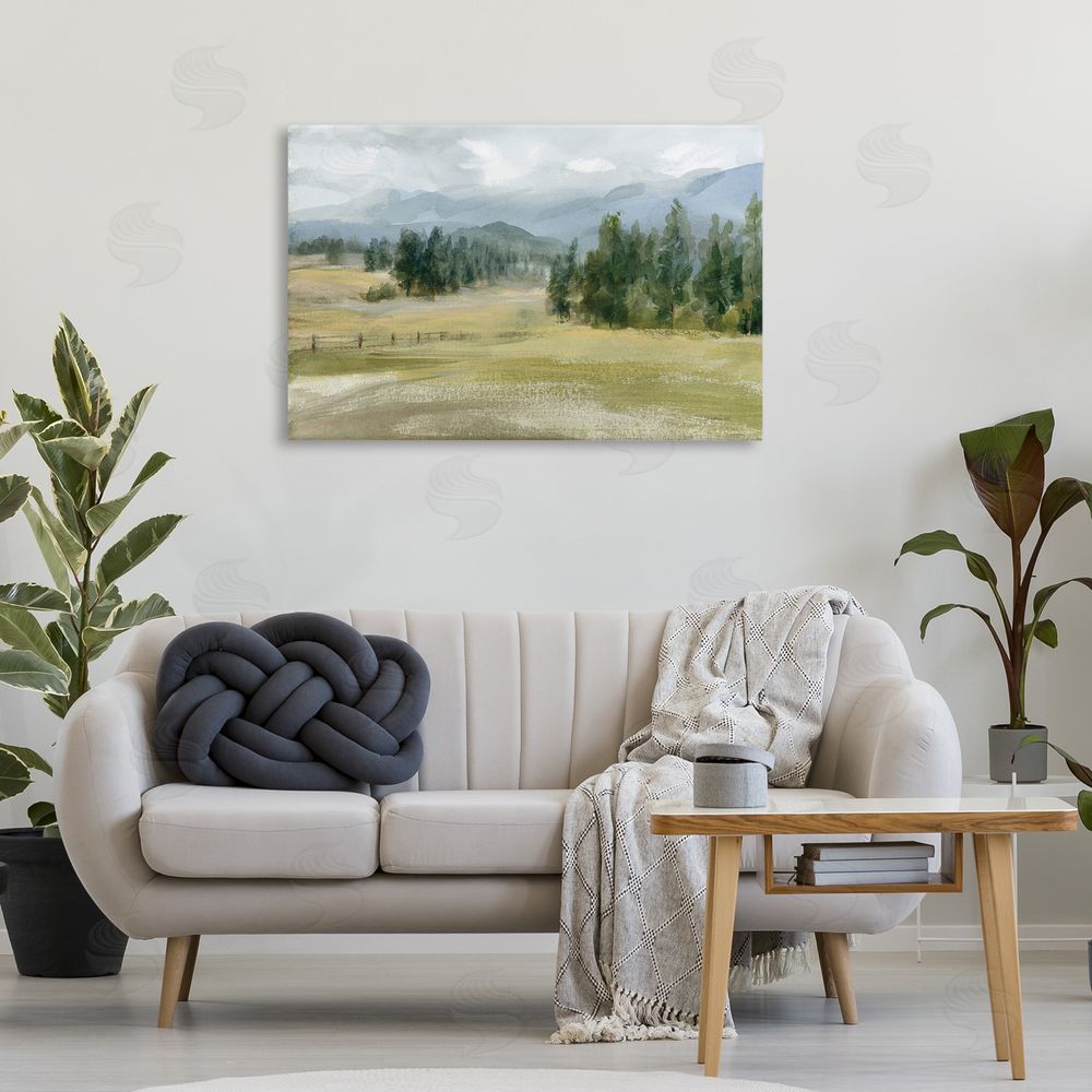 Danhui Nai Vast Valley Retreat Landscape Canvas Wall Art Print in Room
