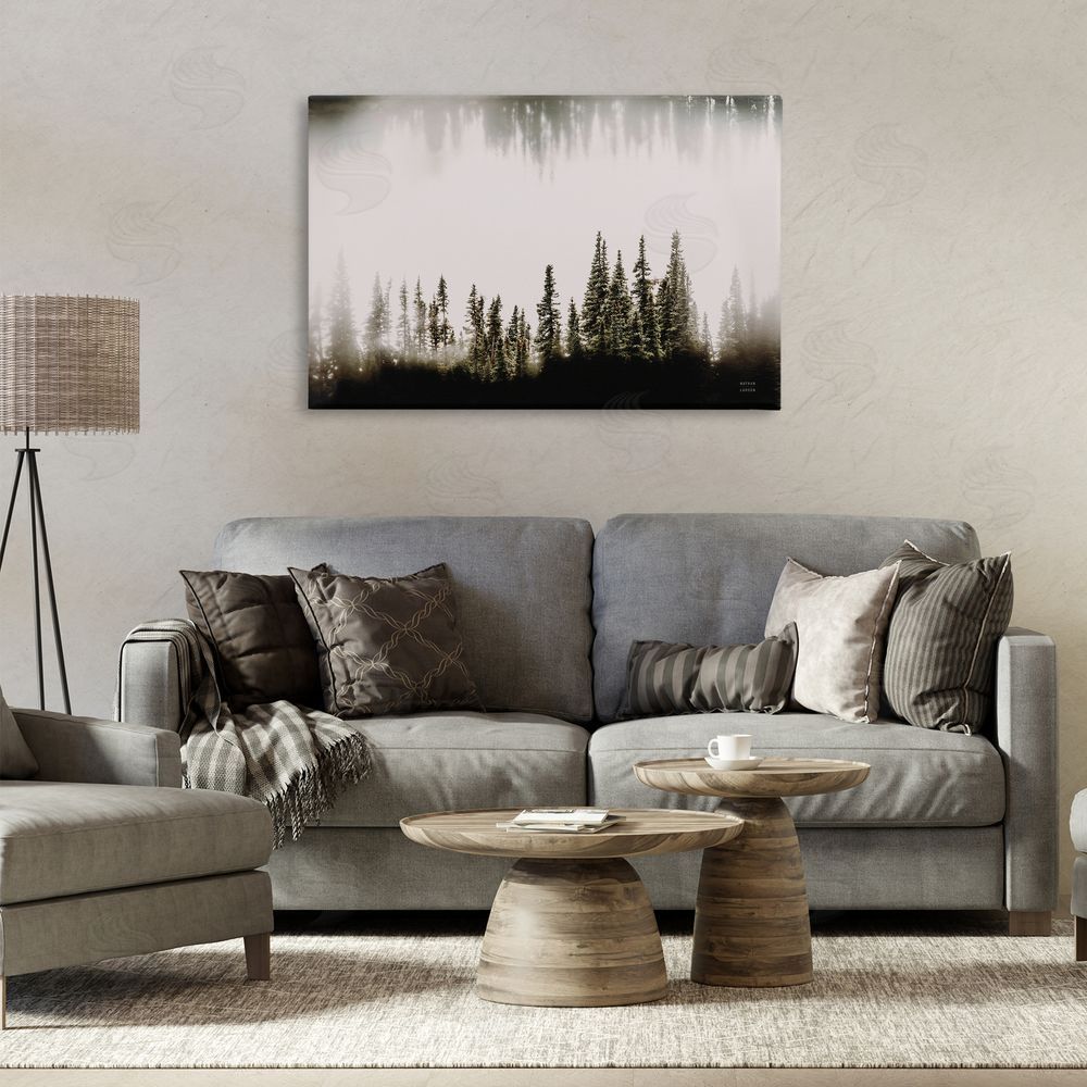 Nathan Larson Waterwood Tree Composition Canvas Wall Art Print in Room