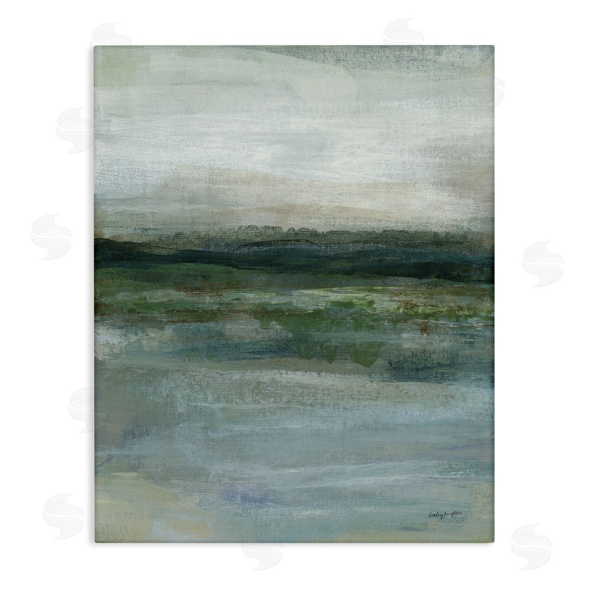 Haley Knighten Time Lapse Abstraction Canvas Wall Art Print