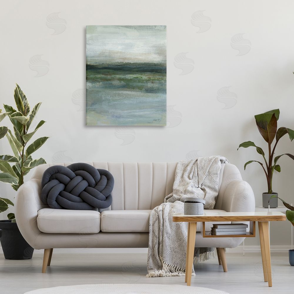 Haley Knighten Time Lapse Abstraction Canvas Wall Art Print in Room