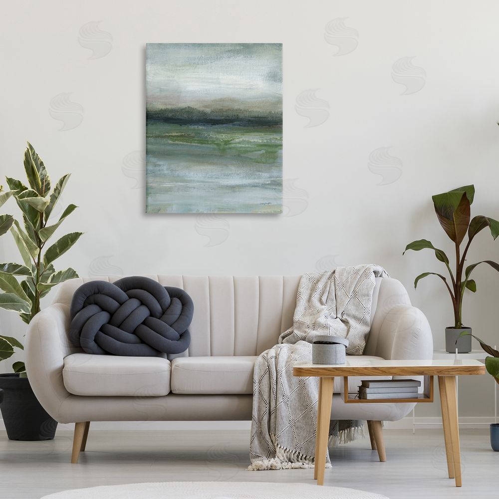 Haley Knighten Abstract Landscape View Canvas Wall Art Print in Room